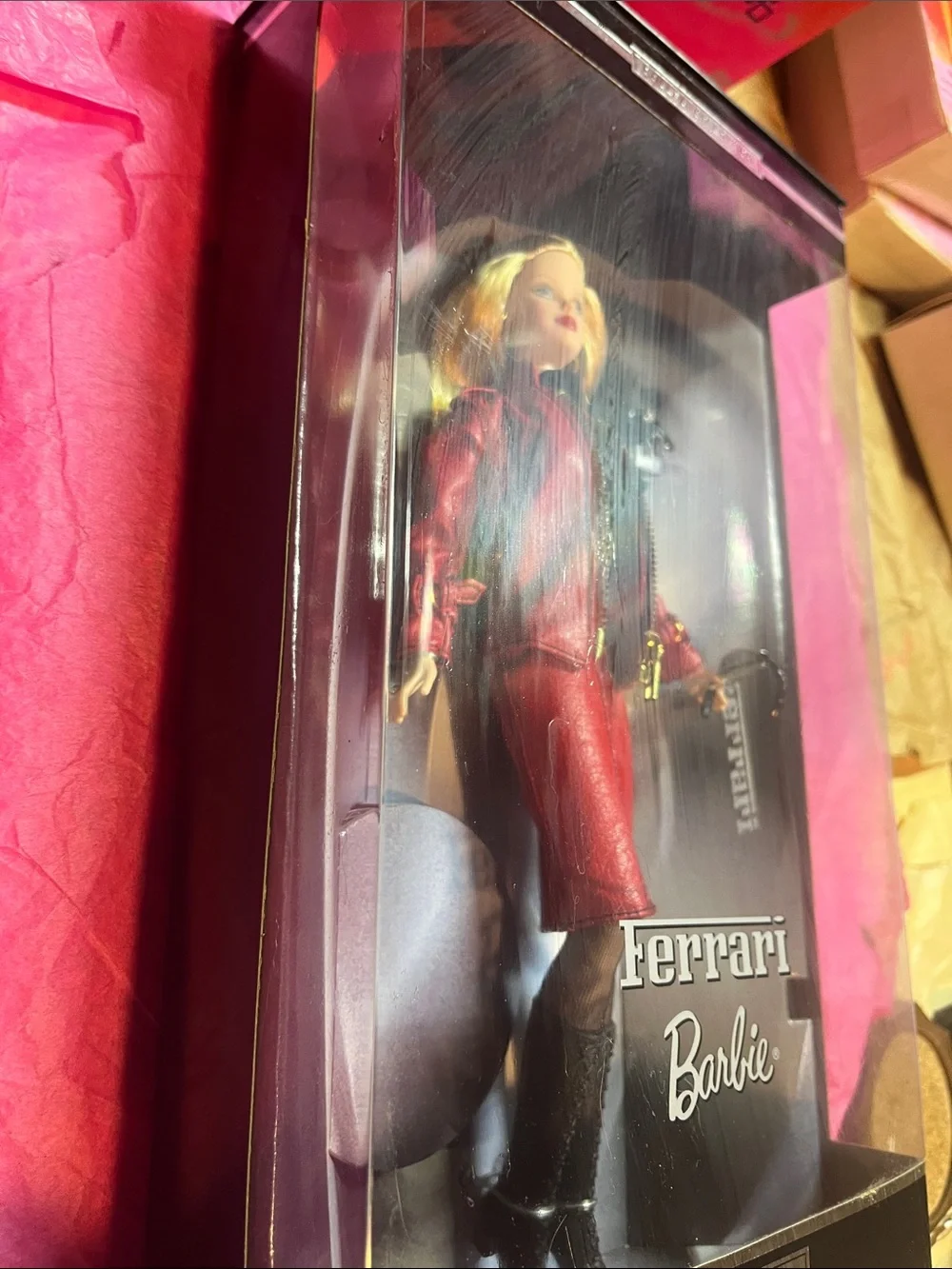 Ferrari Barbie Collectible Doll in Red - Official Brand Collaboration